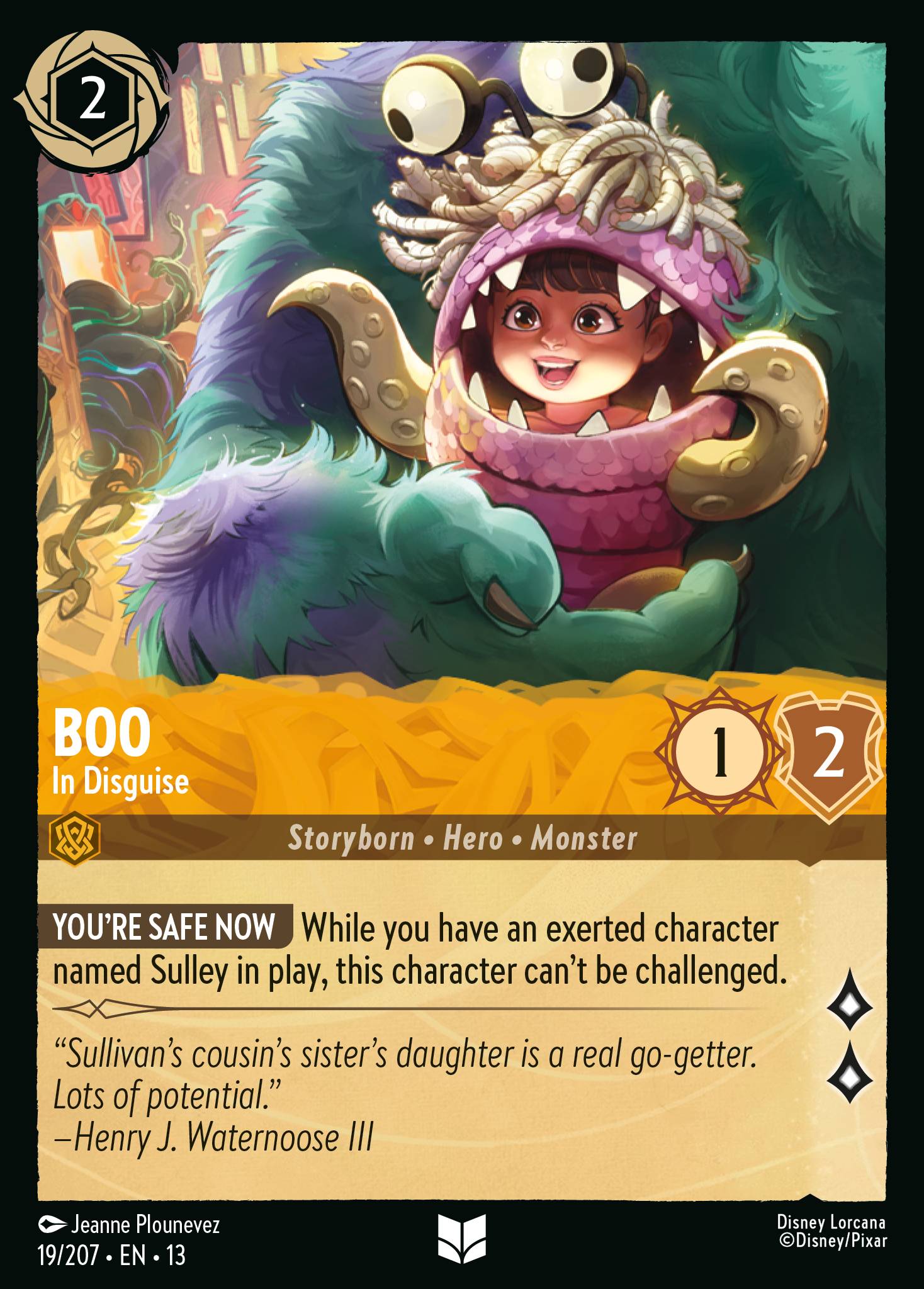 Boo — In Disguise Disney Lorcana card