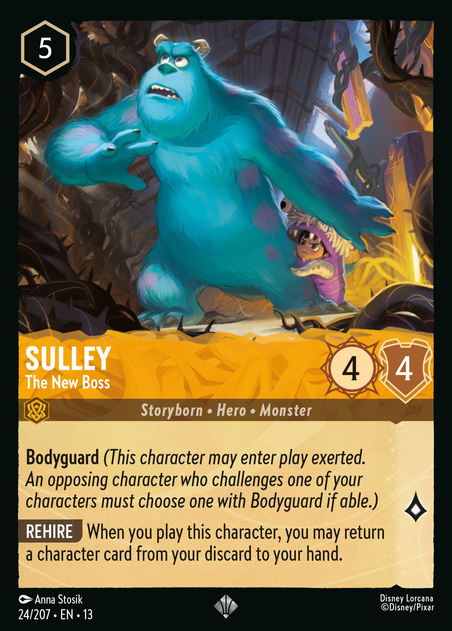 Sulley — The New Boss Disney Lorcana card
