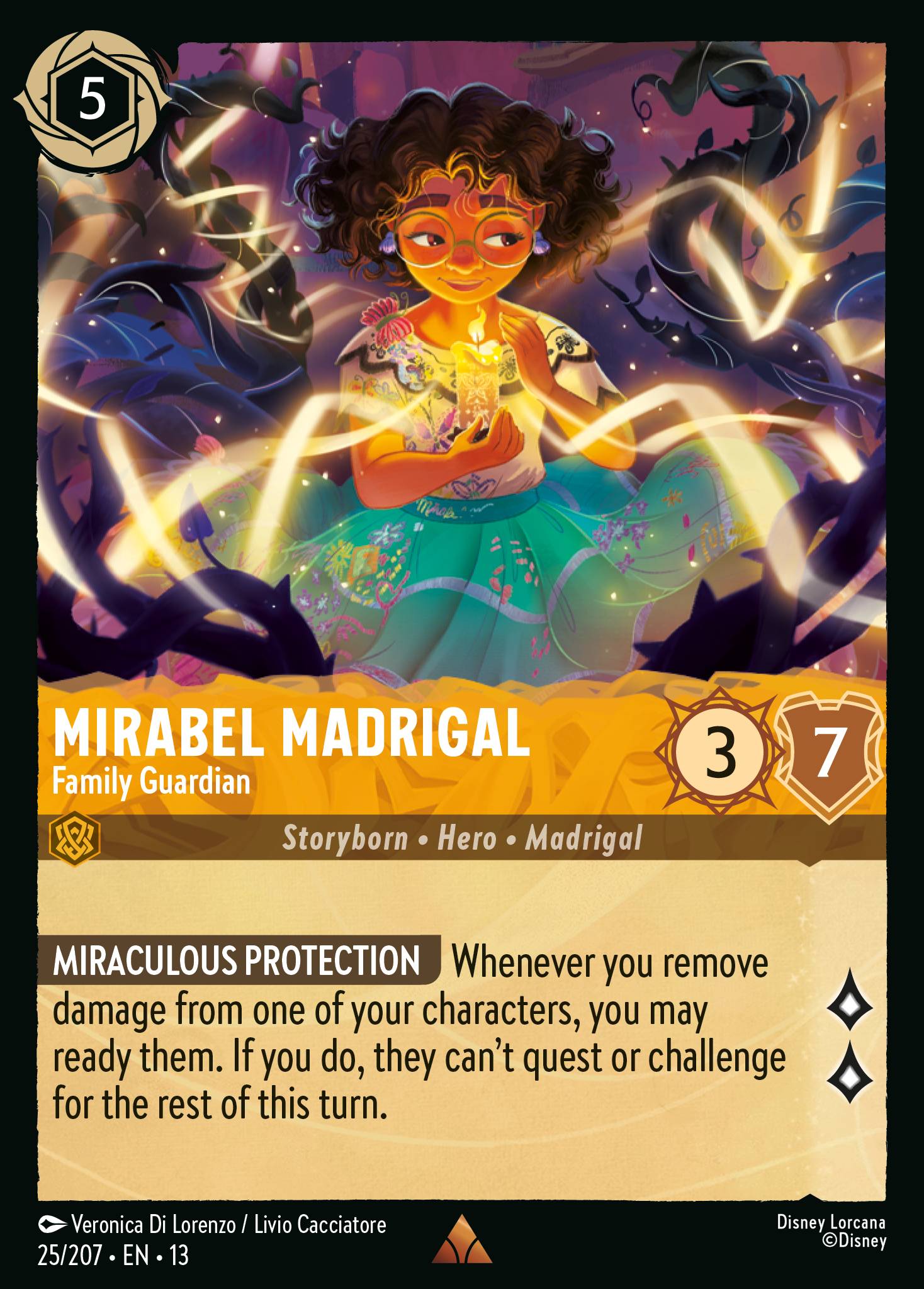 Mirabel Madrigal — Family Guardian Disney Lorcana card