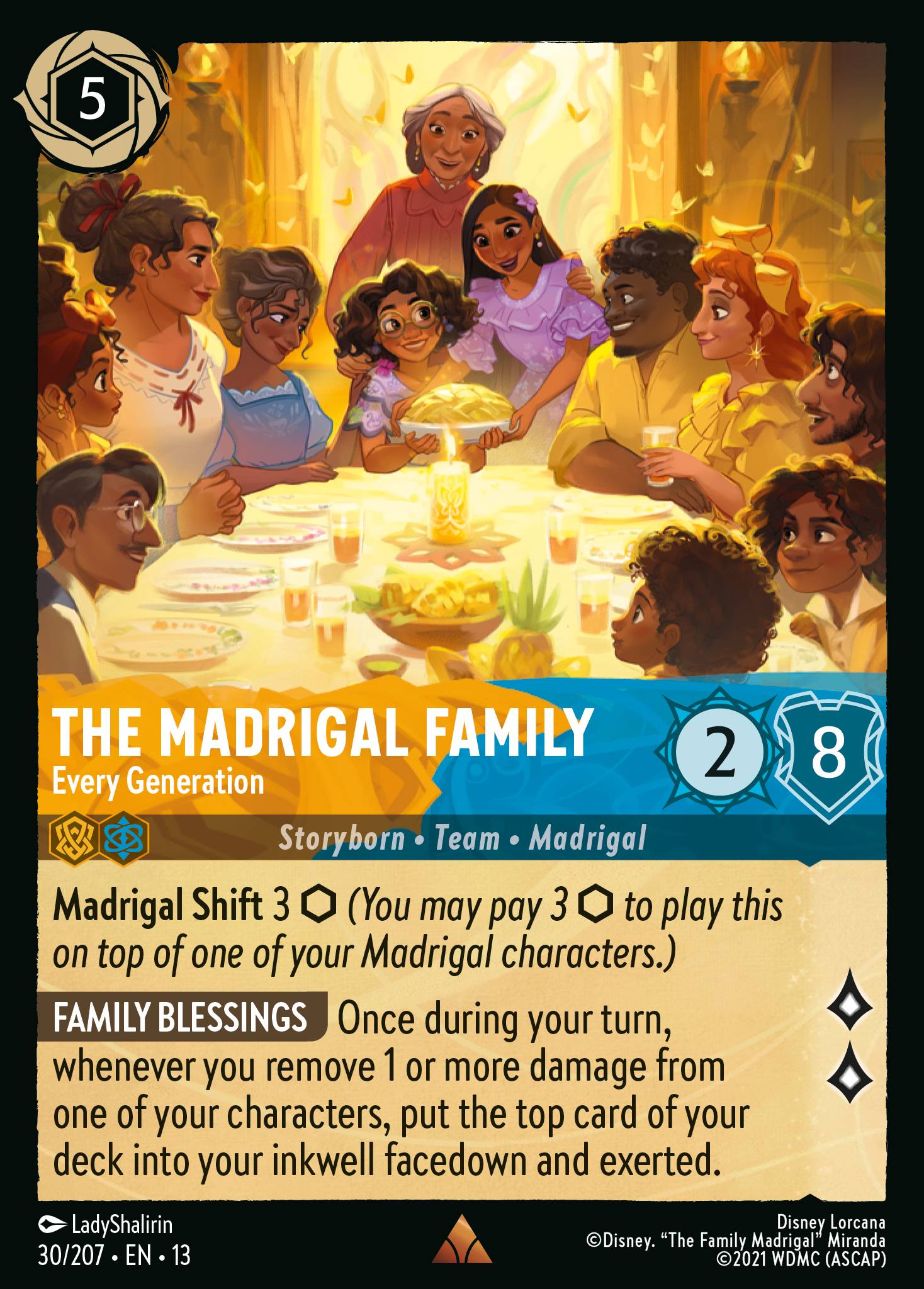 The Madrigal Family — Every Generation Disney Lorcana card