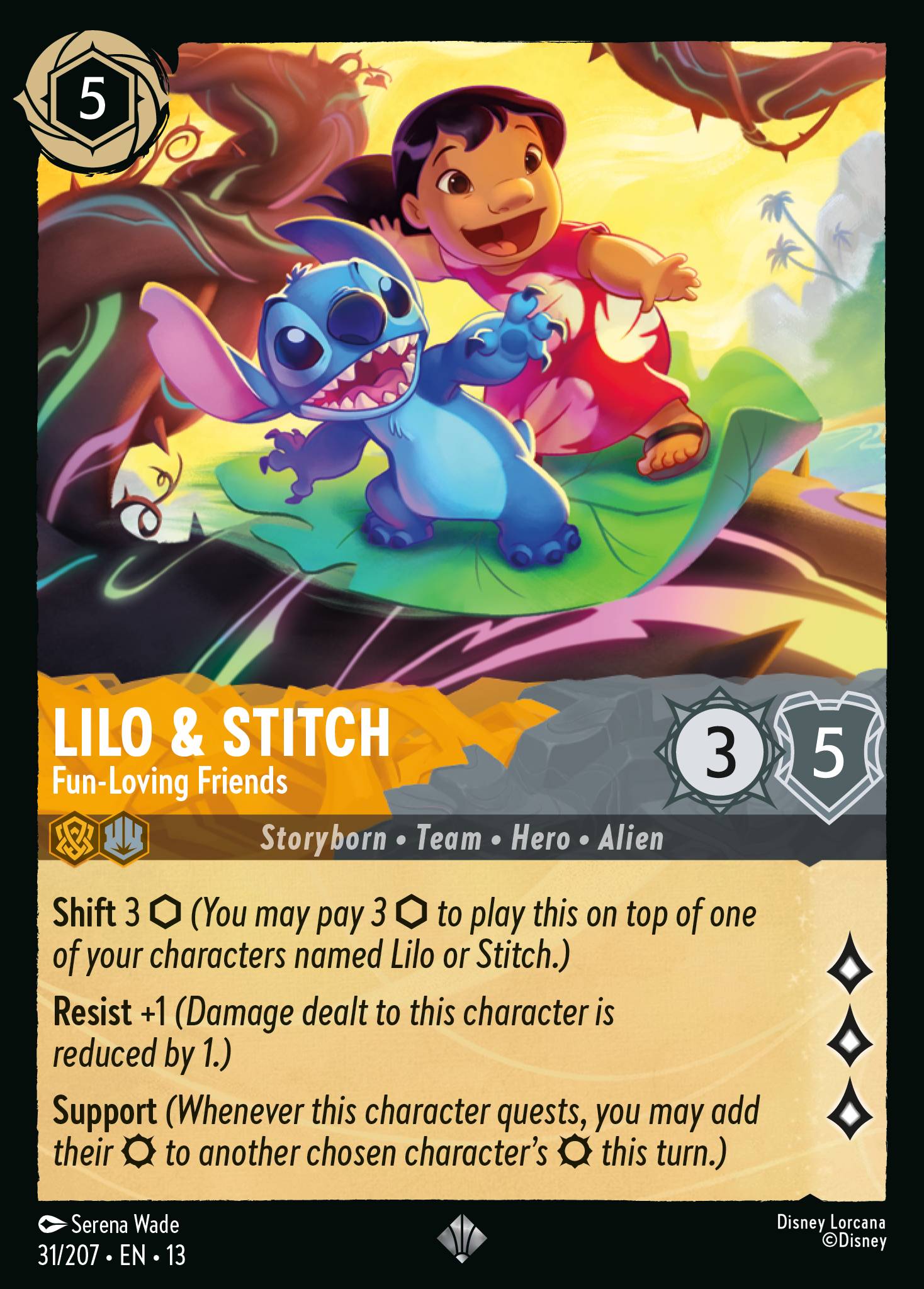 Lilo & Stitch — Fun-Loving Friends Disney Lorcana card
