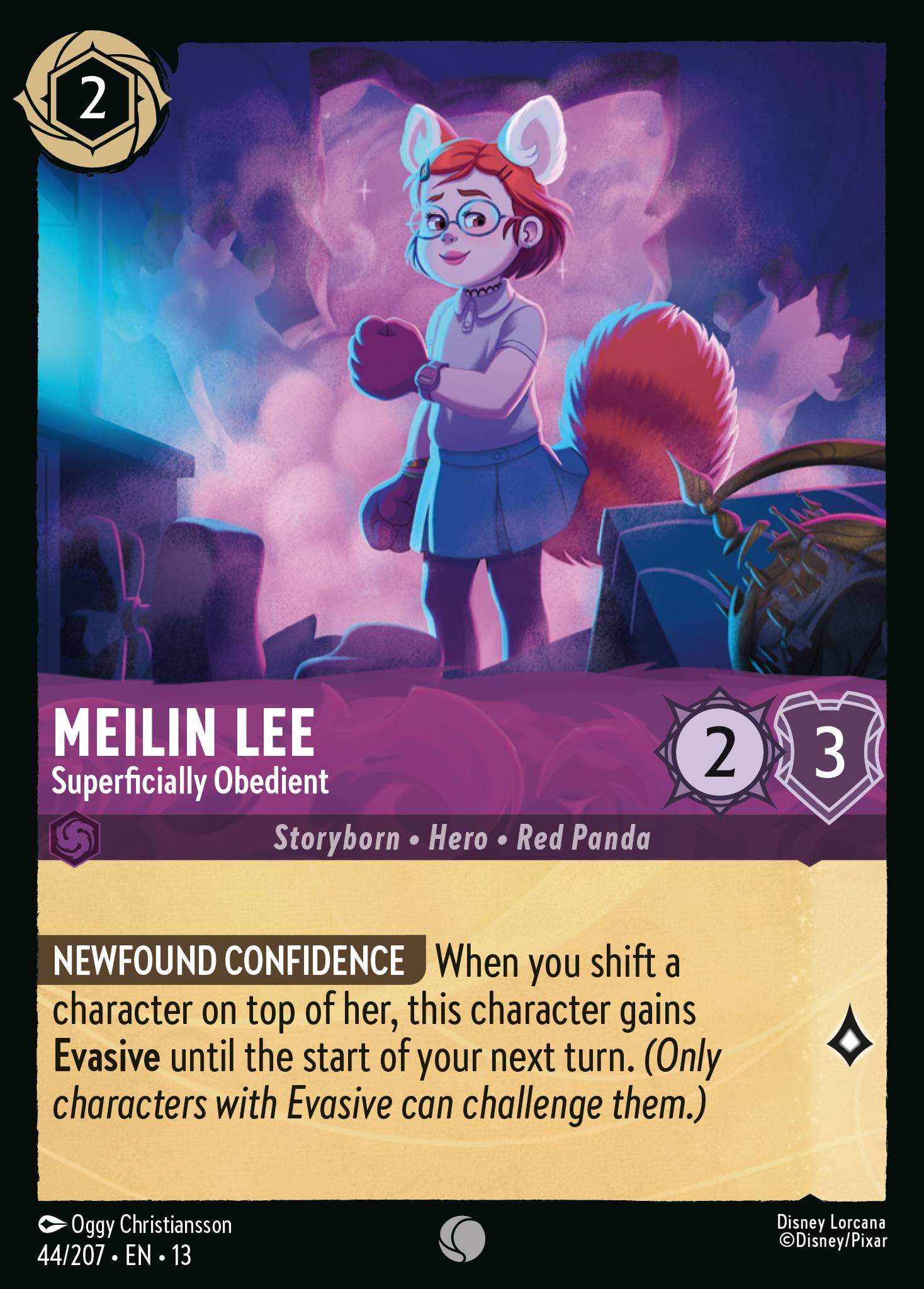 Meilin Lee — Superficially Obedient Disney Lorcana card