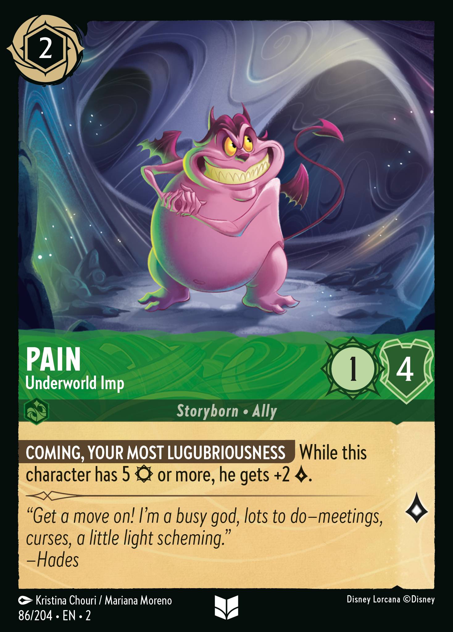 Pain — Underworld Imp Disney Lorcana card