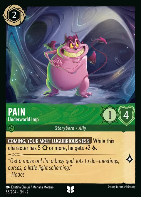 Pain — Underworld Imp Disney Lorcana card