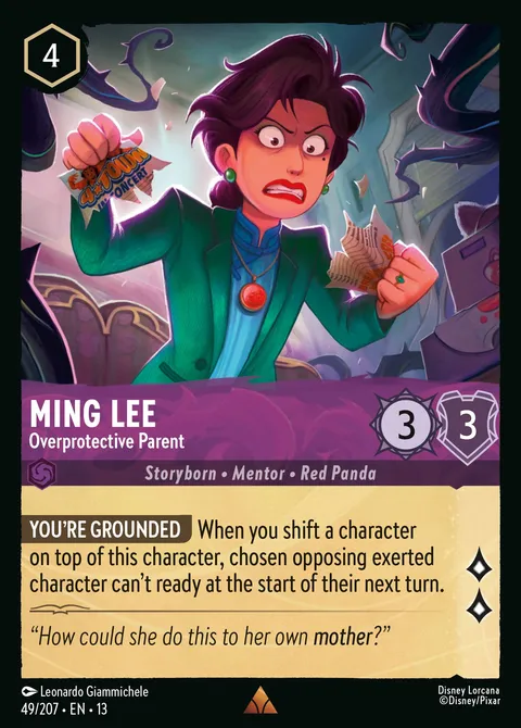 Ming Lee — Overprotective Parent Disney Lorcana card