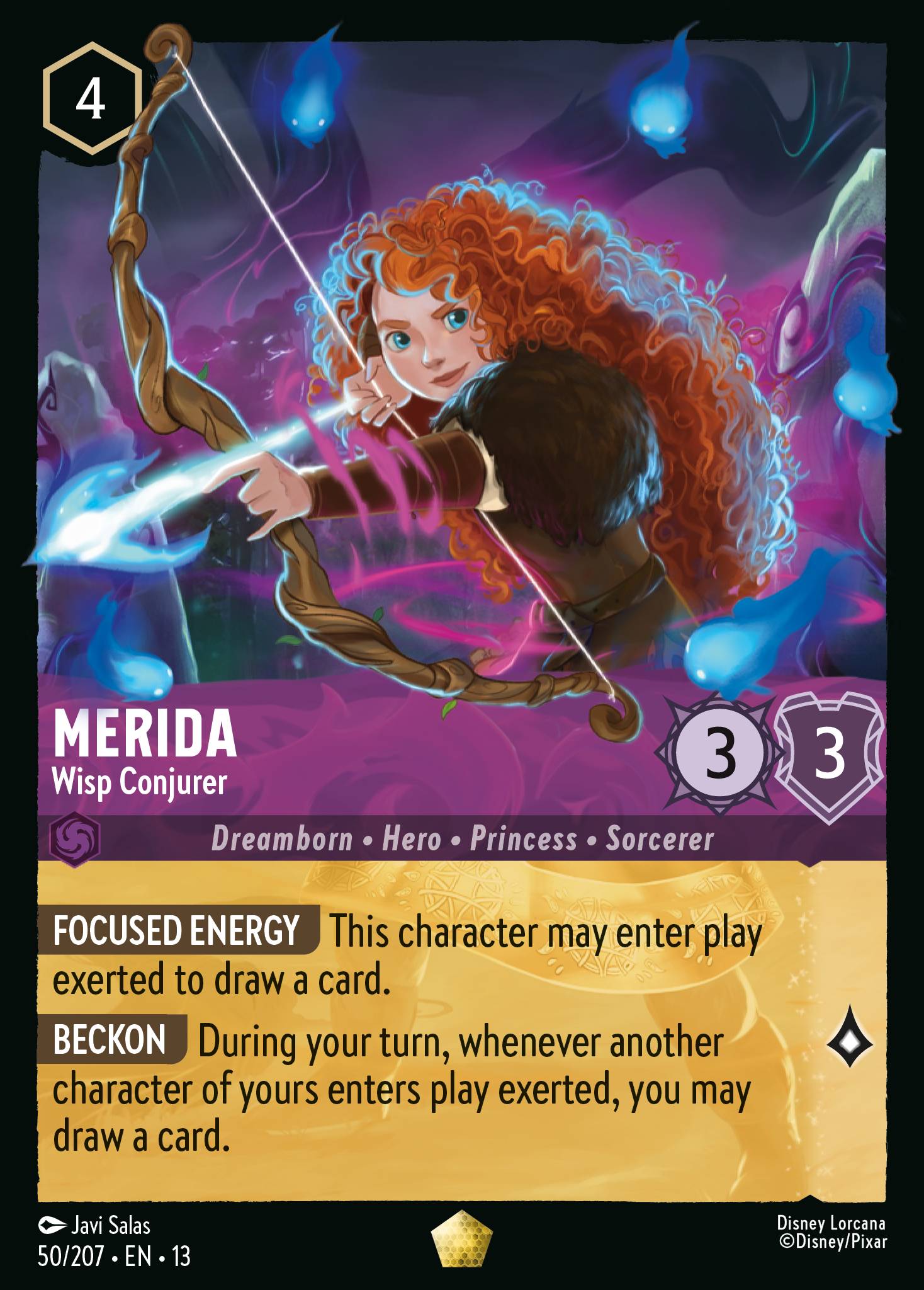 Merida — Wisp Conjurer Disney Lorcana card