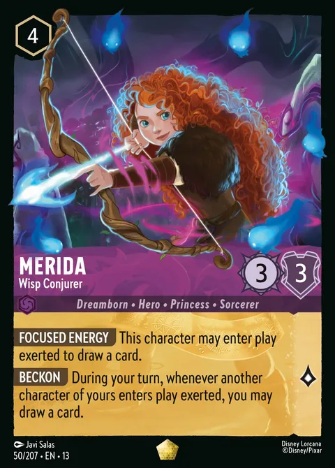 Merida — Wisp Conjurer Disney Lorcana card