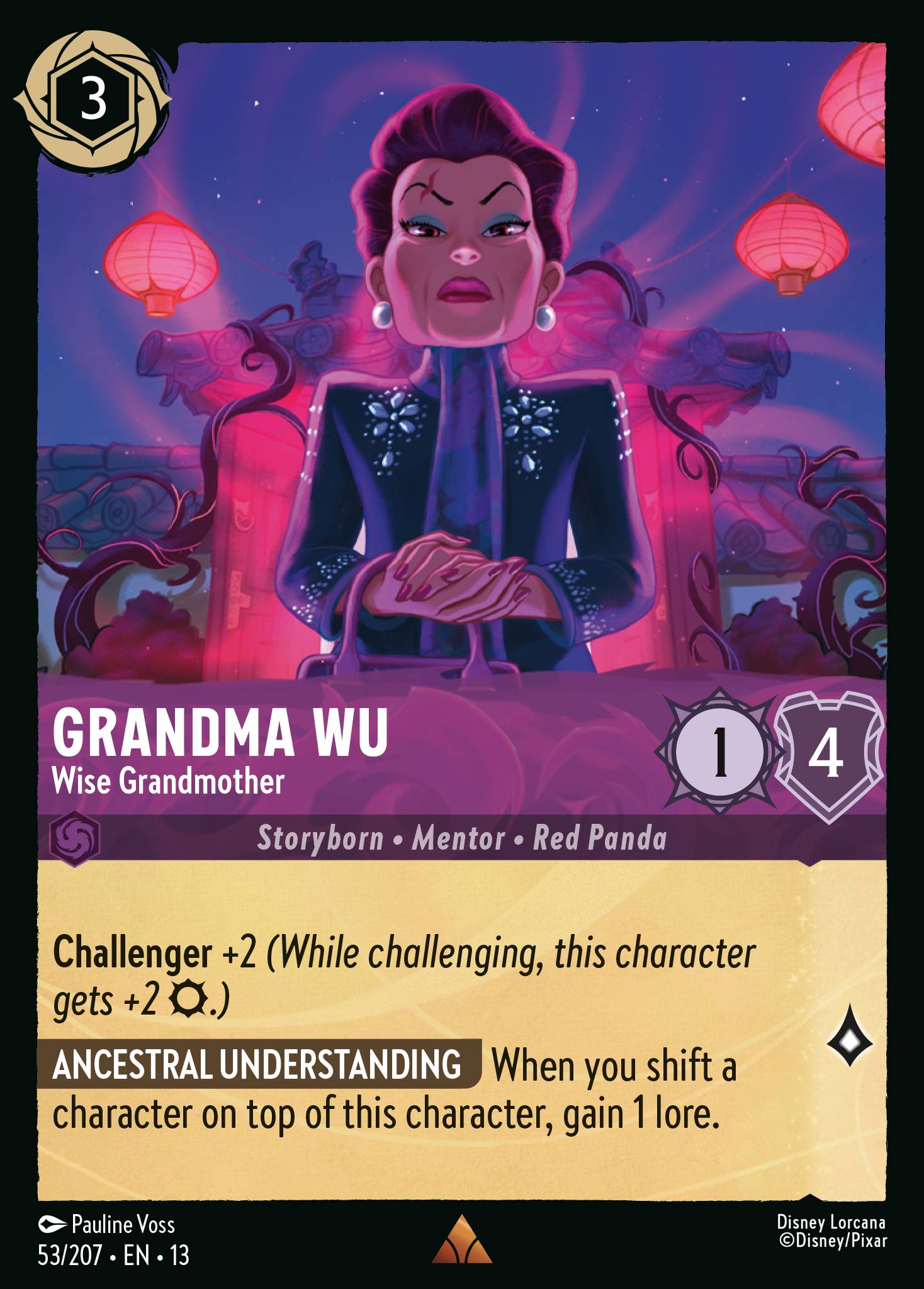 Grandma Wu — Wise Grandmother Disney Lorcana card