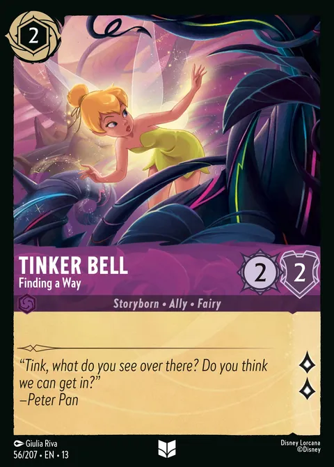 Tinker Bell — Finding a Way Disney Lorcana card