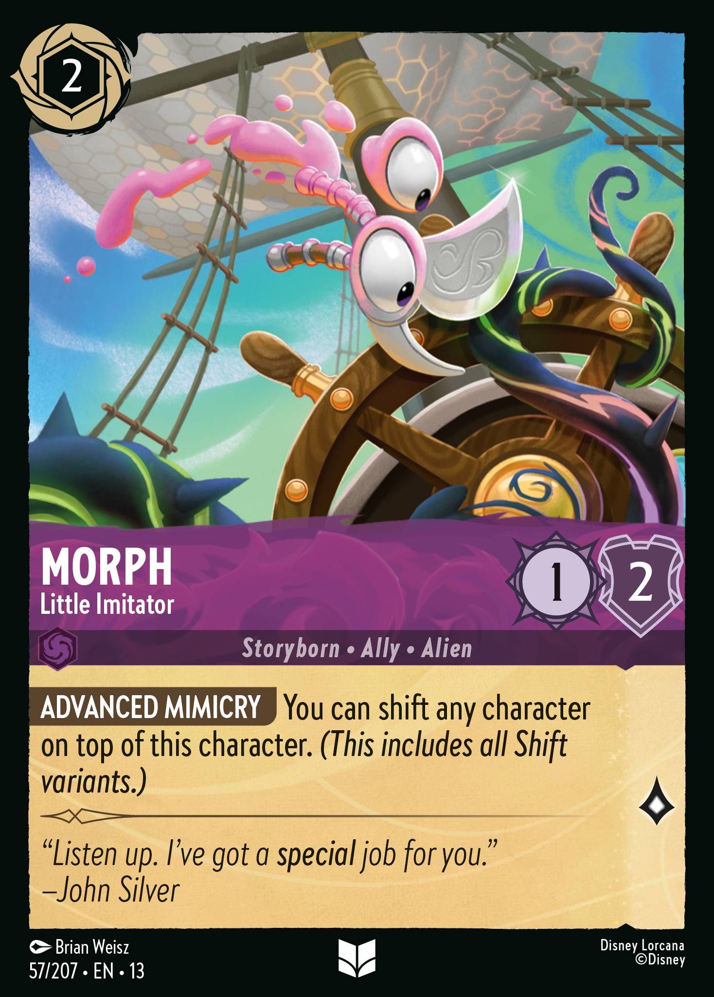 Morph — Little Imitator Disney Lorcana card
