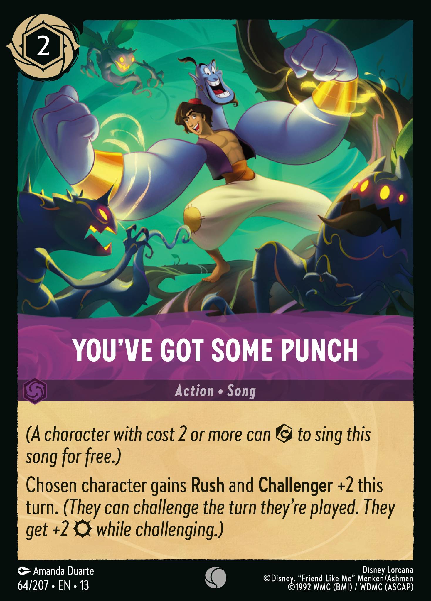 You've Got Some Punch Disney Lorcana card