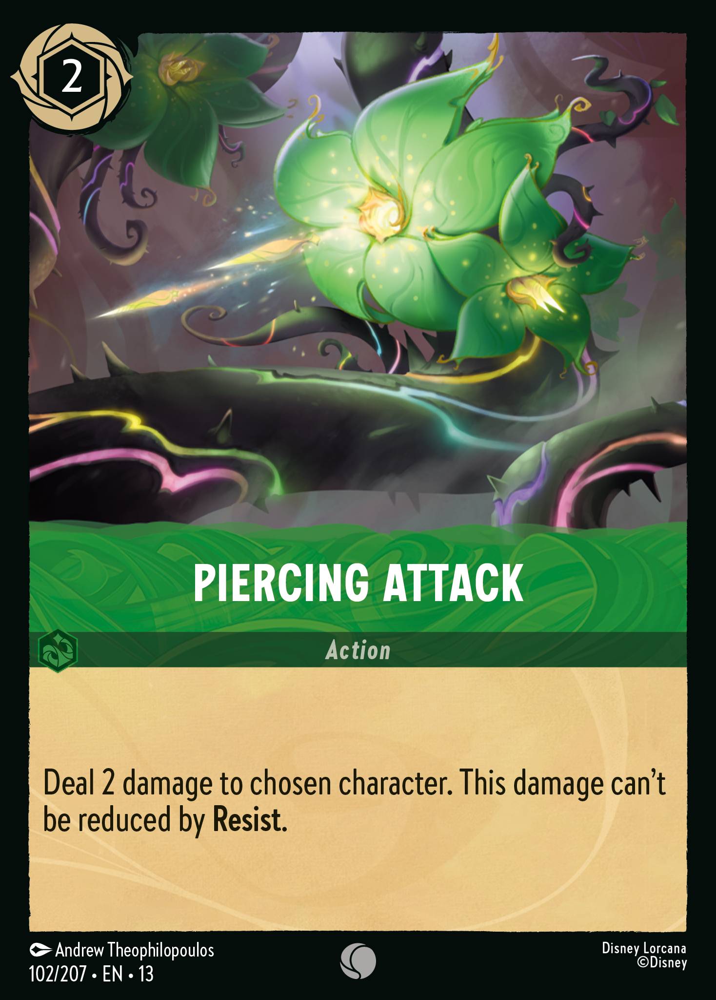Piercing Attack Disney Lorcana card