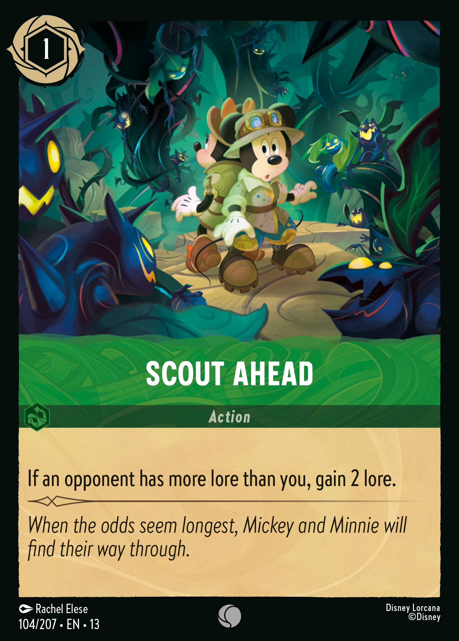 Scout Ahead Disney Lorcana card