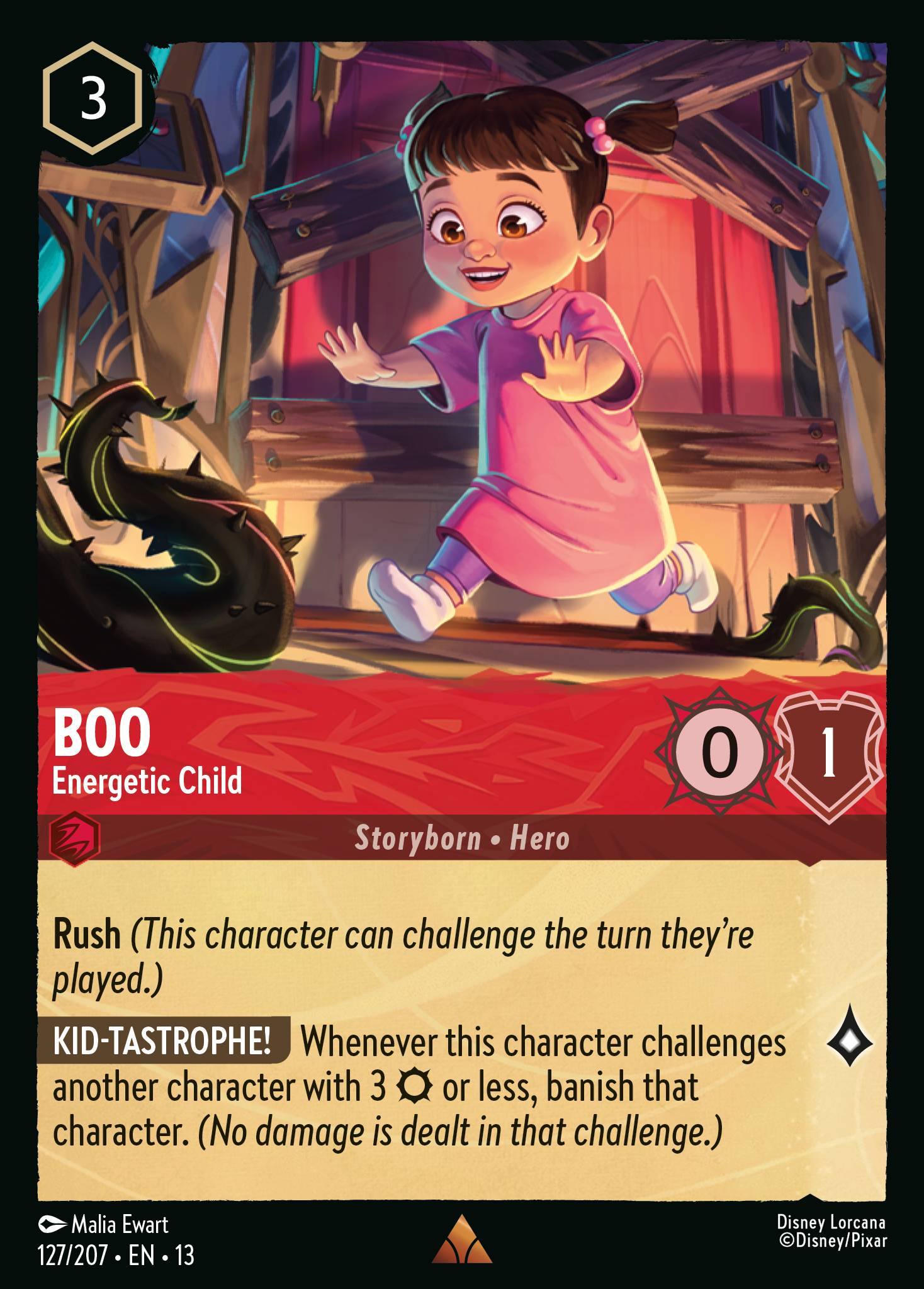 Boo — Energetic Child Disney Lorcana card