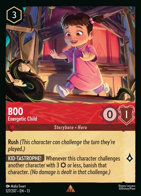 Boo — Energetic Child Disney Lorcana card