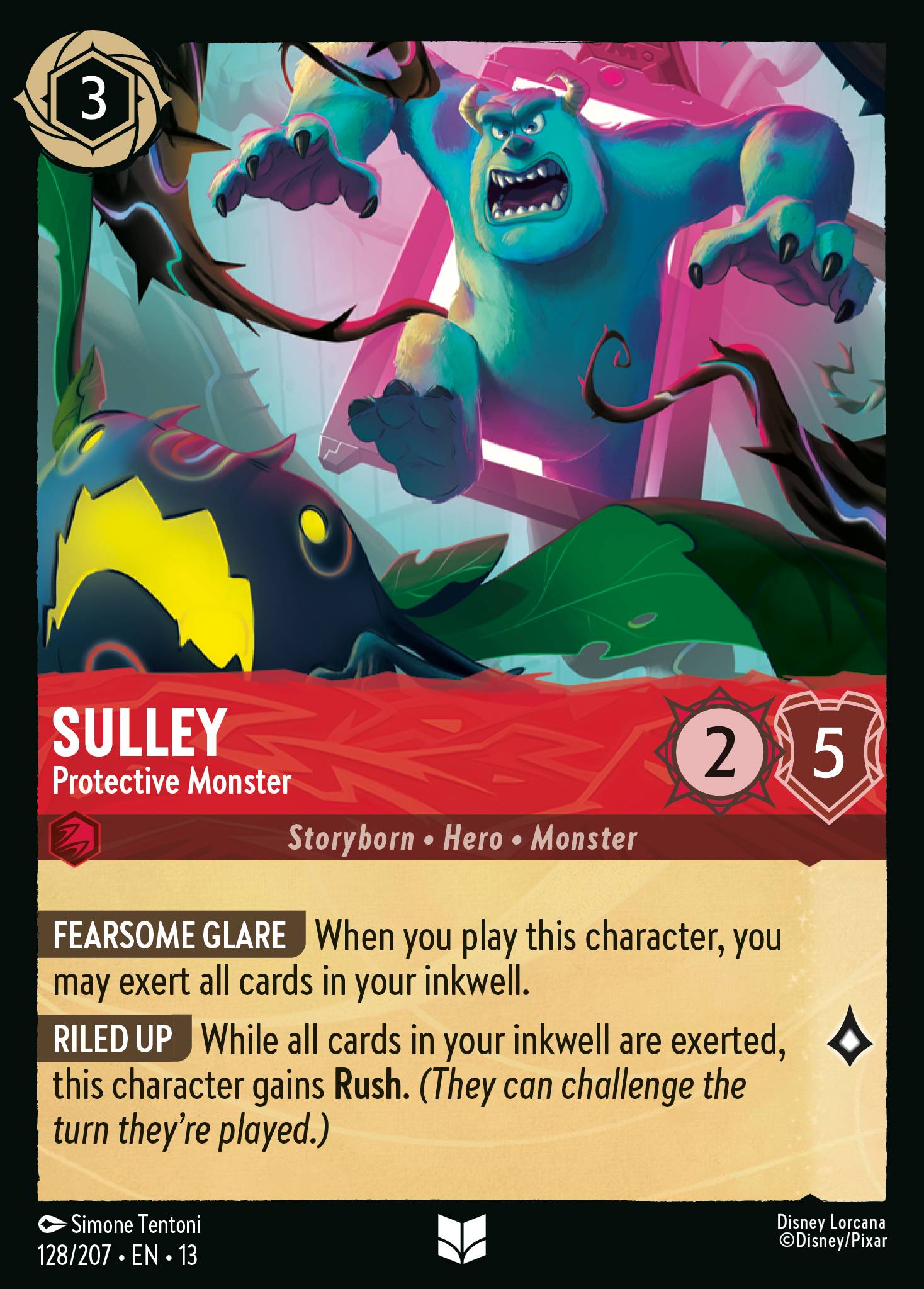 Sulley — Protective Monster Disney Lorcana card