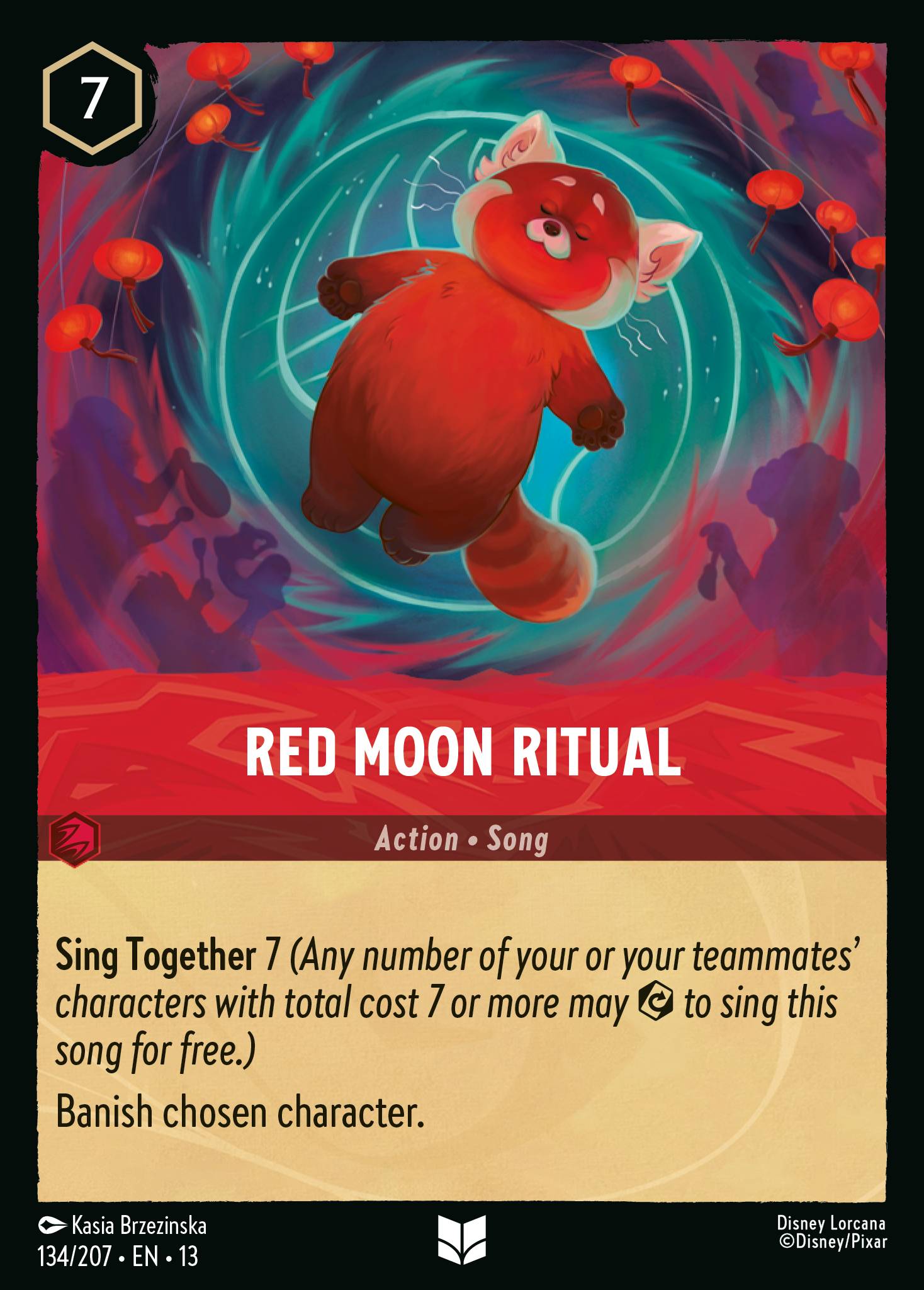 Red Moon Ritual Disney Lorcana card