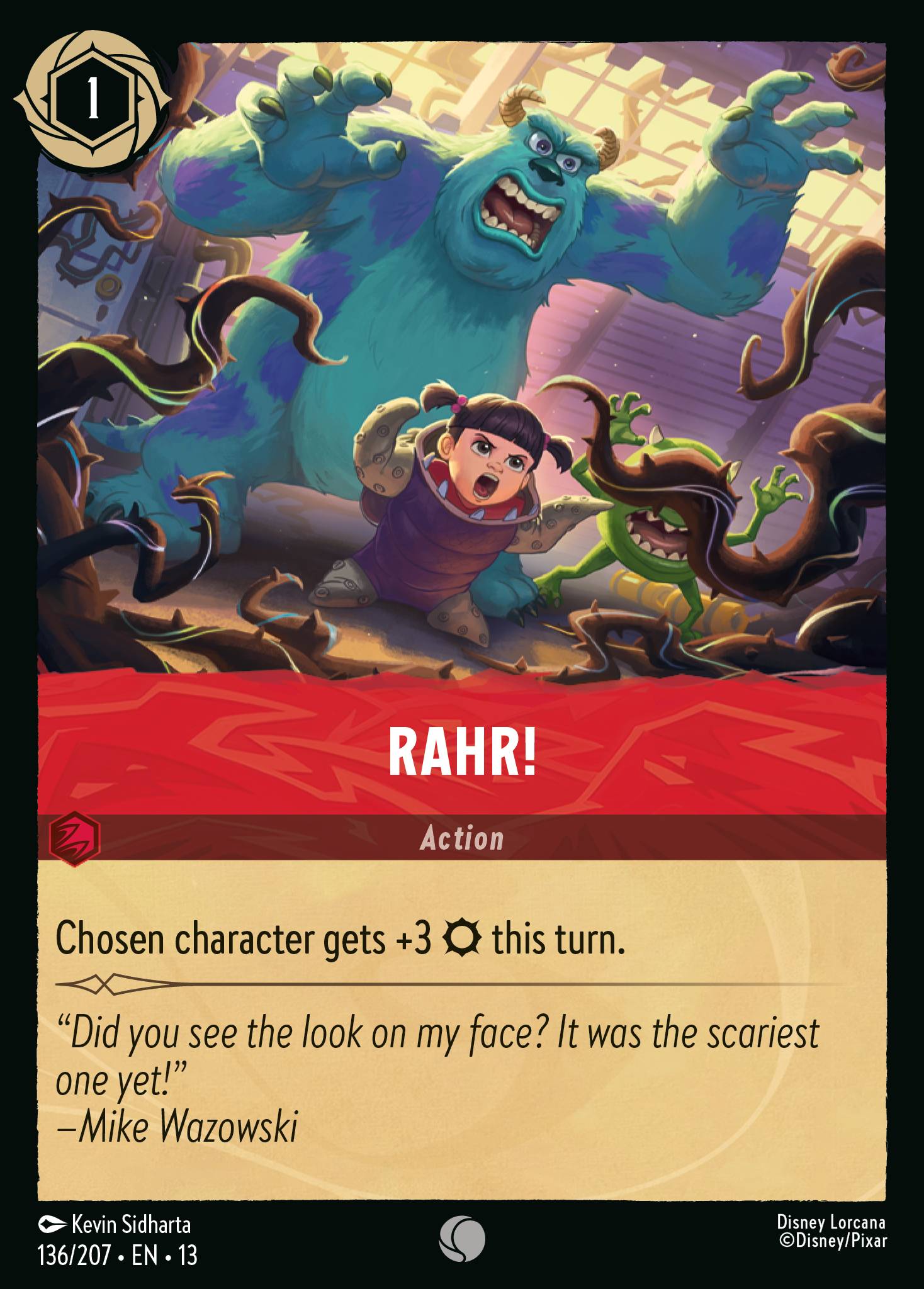 RAHR! Disney Lorcana card