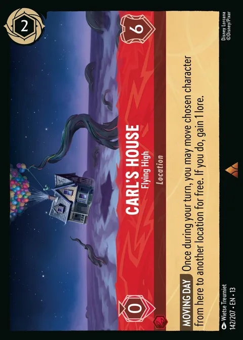 Carl's House — Flying High Disney Lorcana card