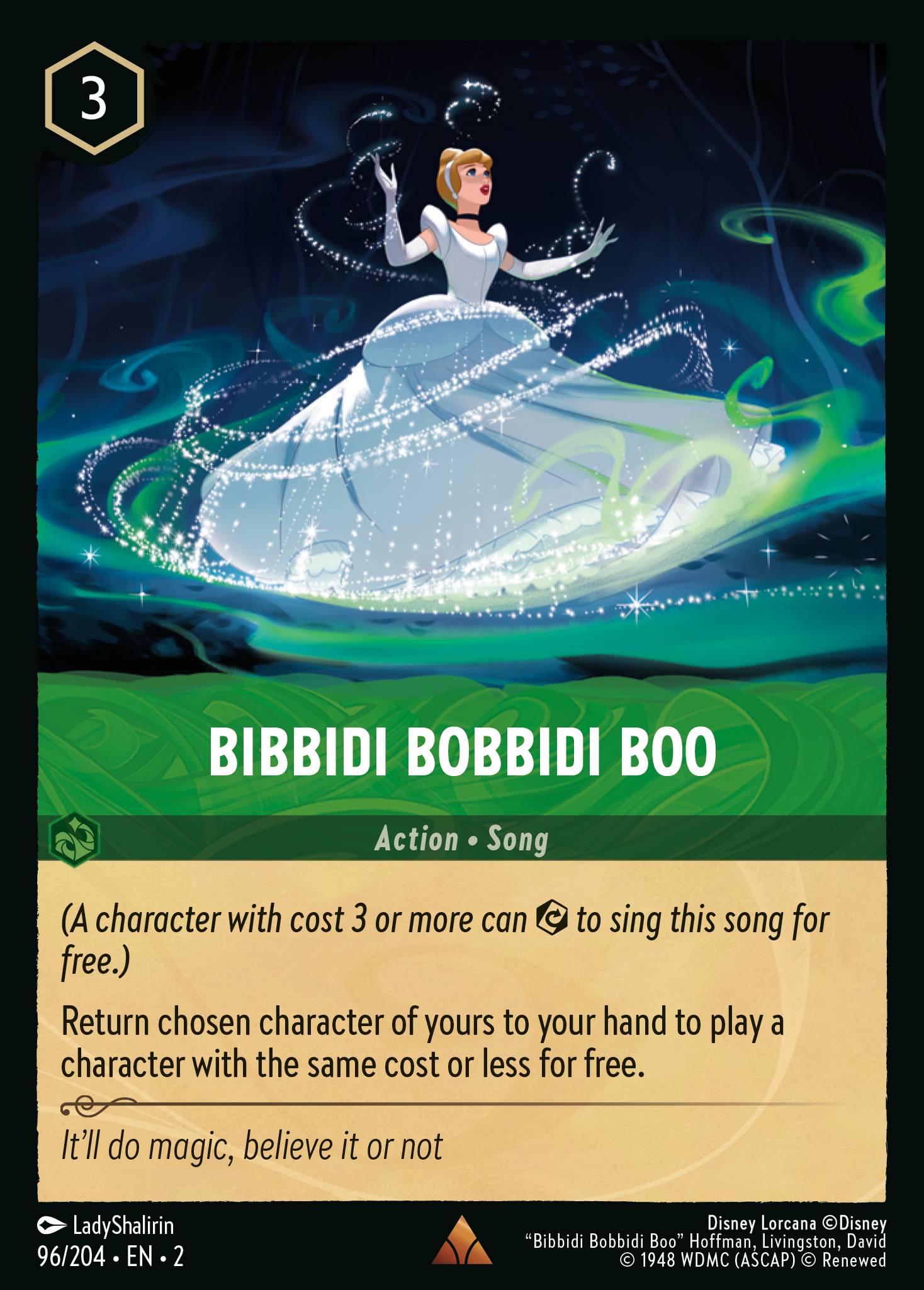 Bibbidi Bobbidi Boo Disney Lorcana card