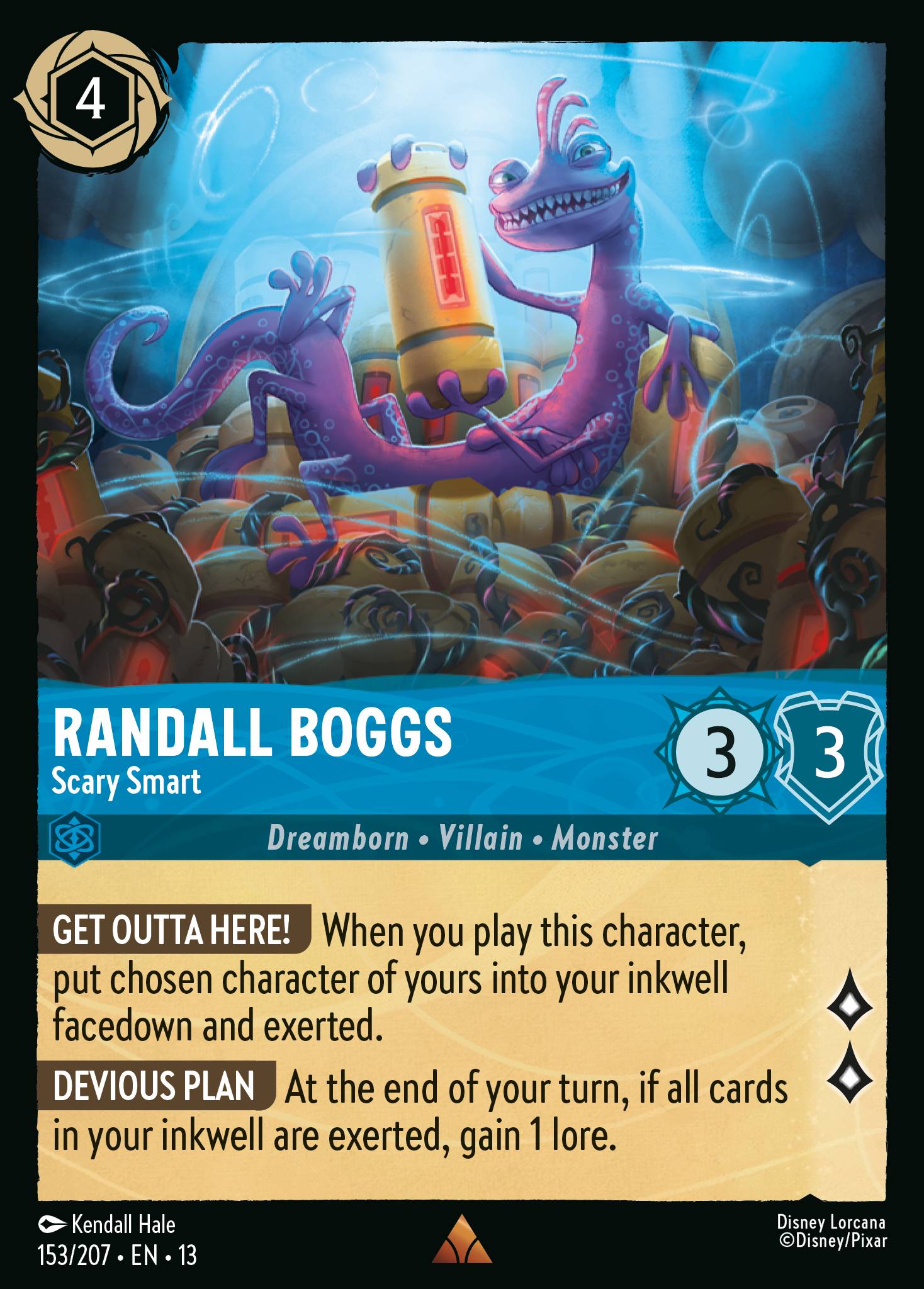 Randall Boggs — Scary Smart Disney Lorcana card