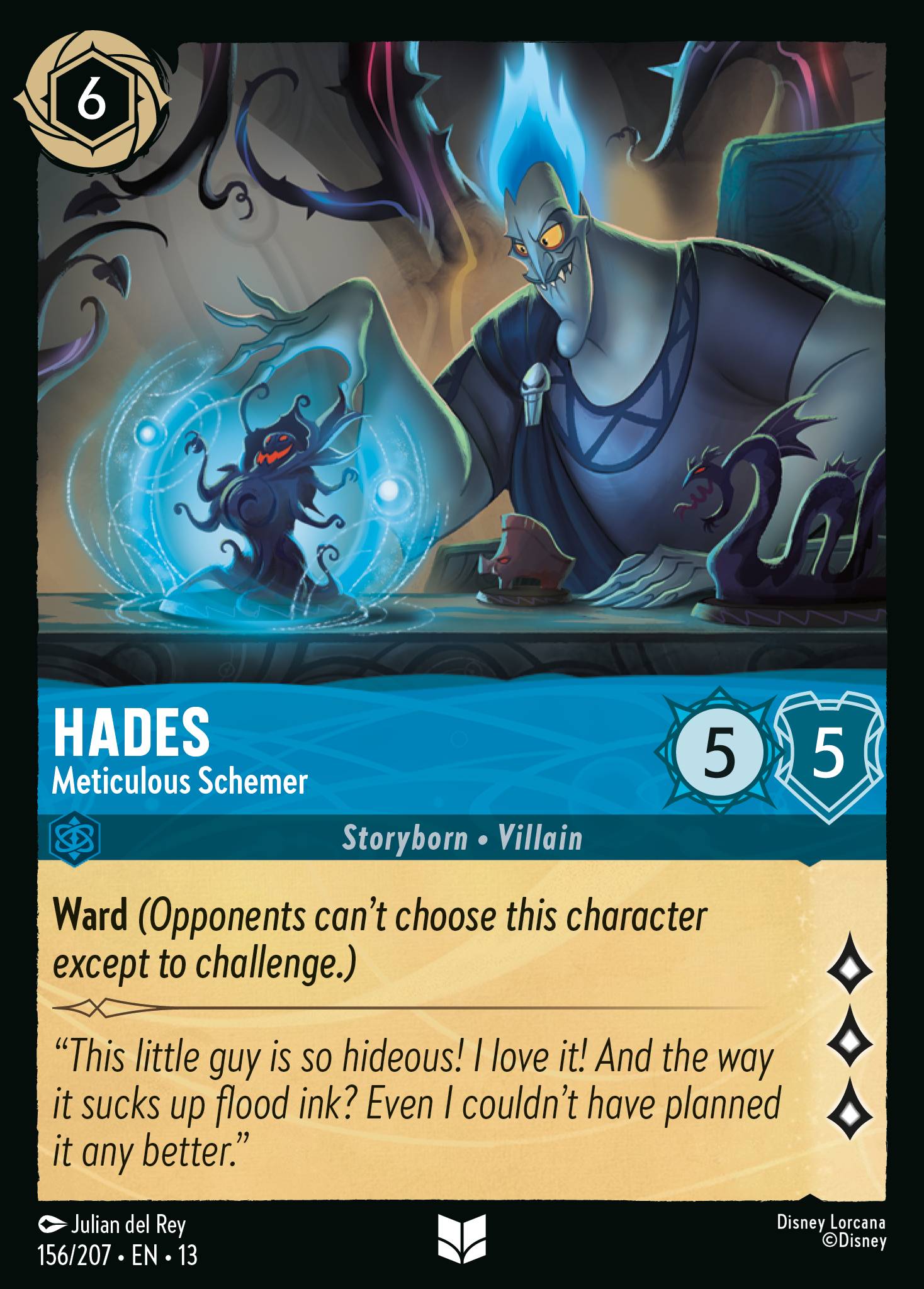 Hades — Meticulous Schemer Disney Lorcana card