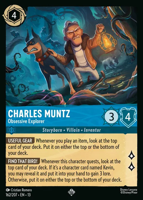 Charles Muntz — Obsessive Explorer Disney Lorcana card
