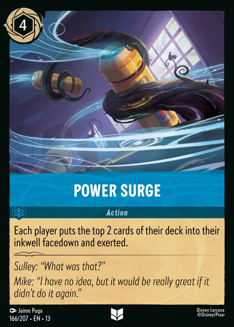 Power Surge Disney Lorcana card
