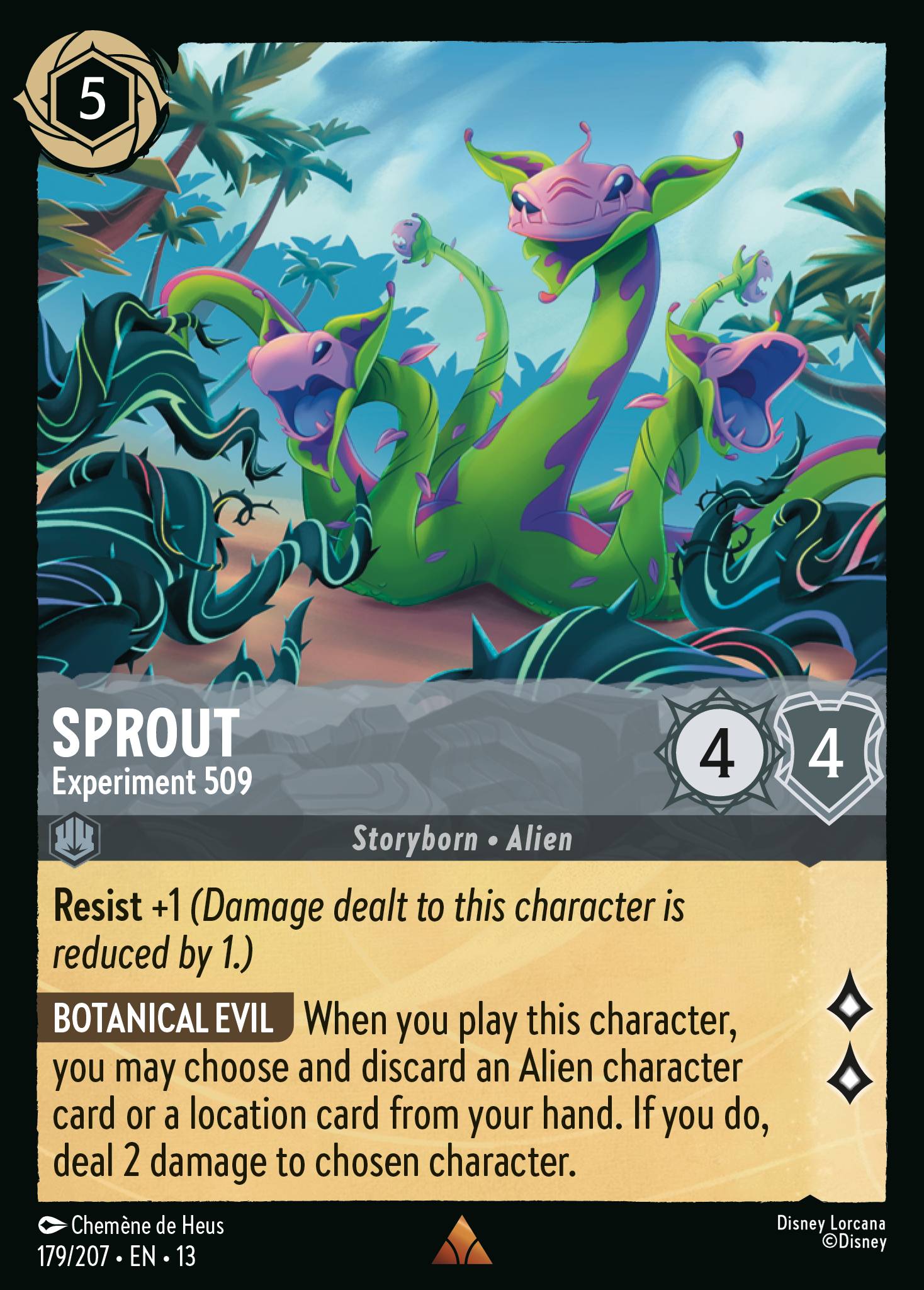 Sprout — Experiment 509 Disney Lorcana card