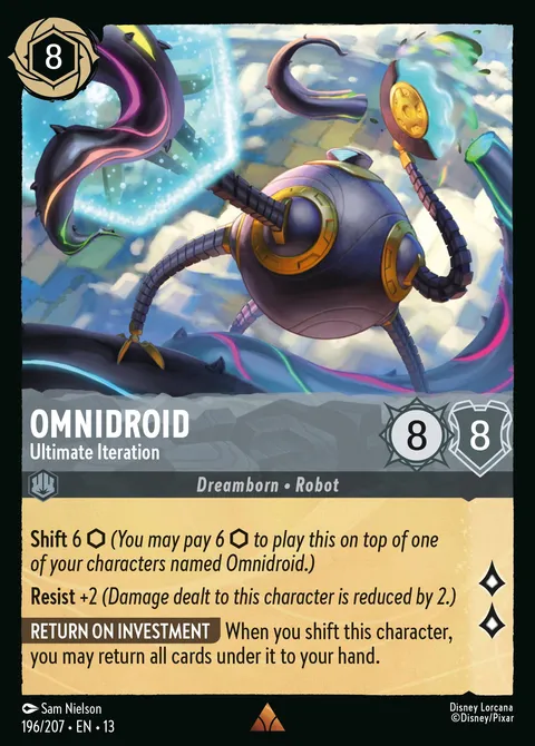 Omnidroid — Ultimate Iteration Disney Lorcana card