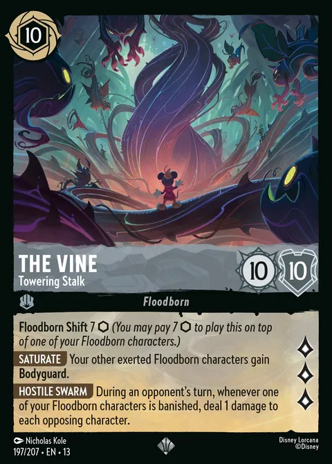 The Vine — Towering Stalk Disney Lorcana card