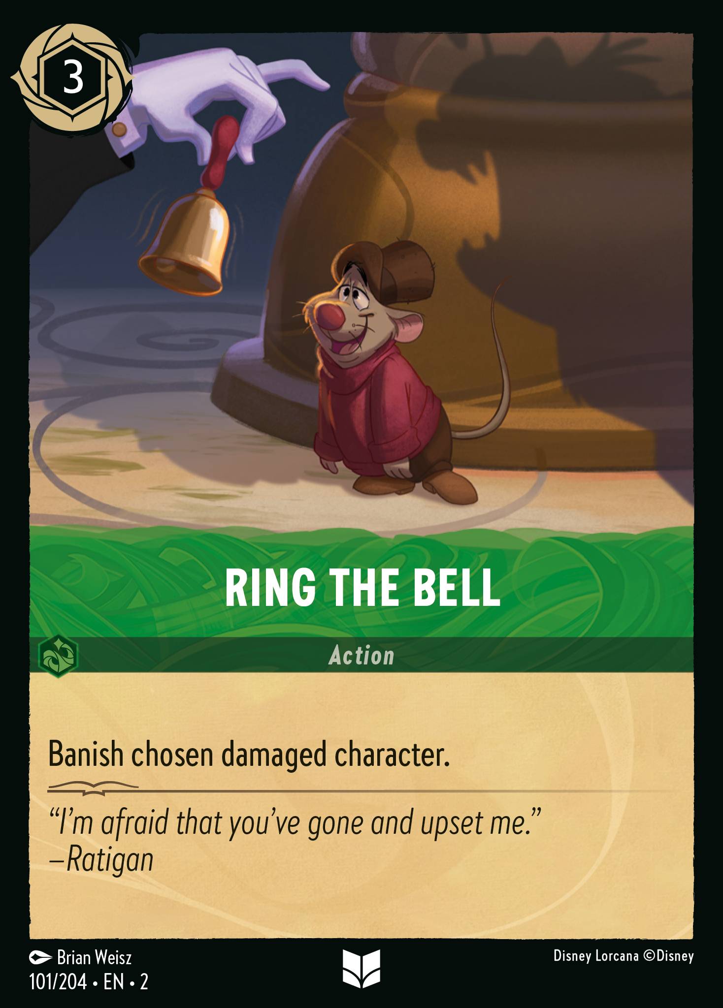 Ring the Bell Disney Lorcana card