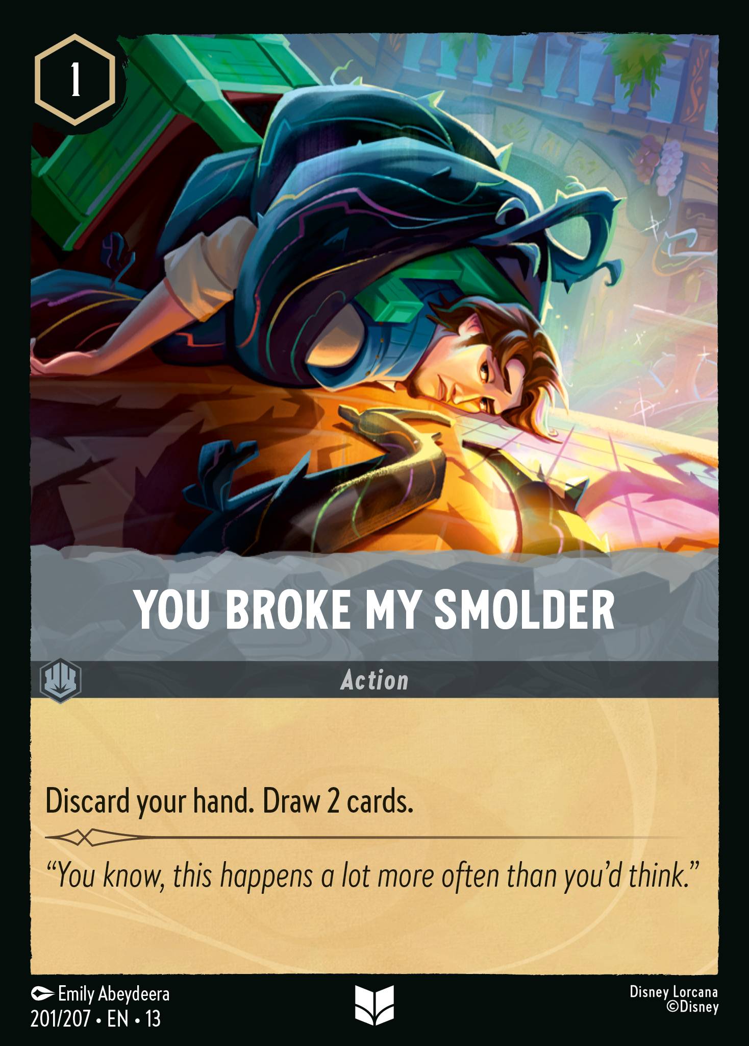 You Broke My Smolder Disney Lorcana card