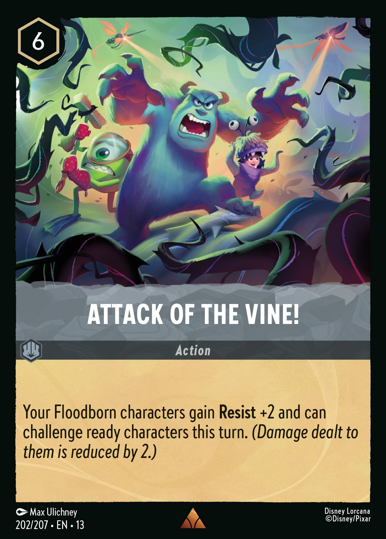 Attack of the Vine! Disney Lorcana card