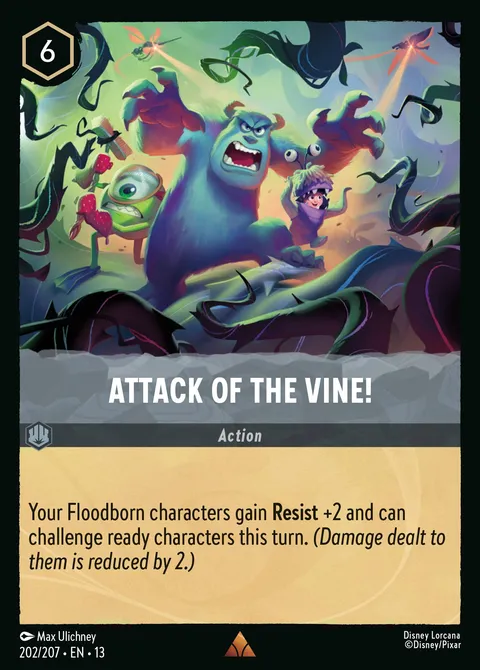 Attack of the Vine! Disney Lorcana card