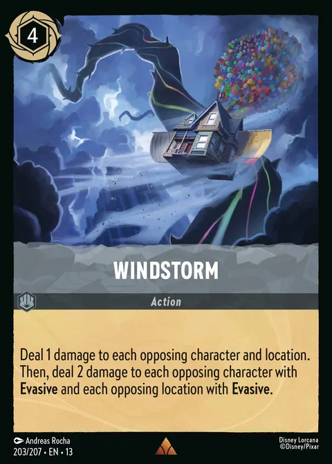Windstorm Disney Lorcana card