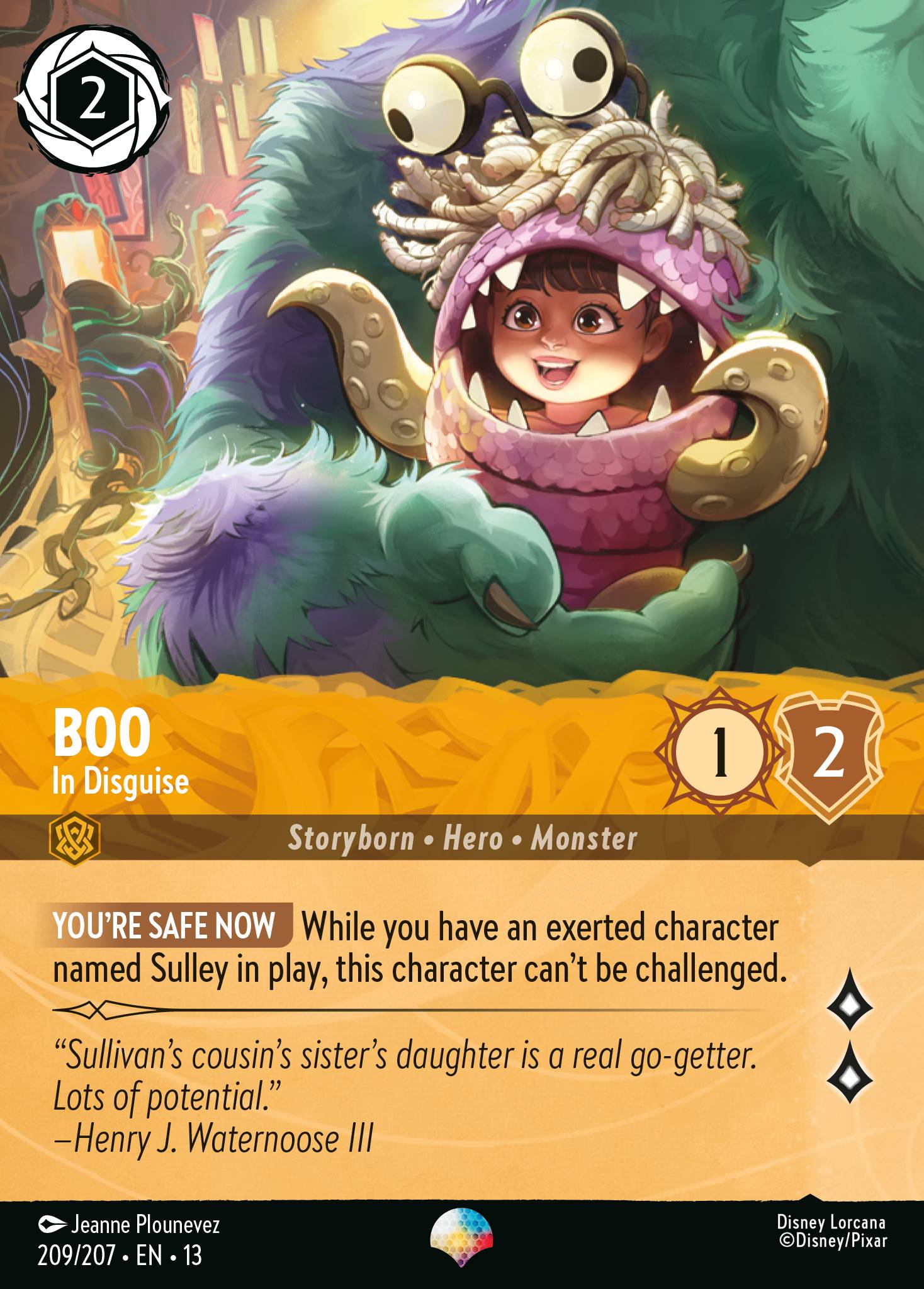 Boo — In Disguise Disney Lorcana card