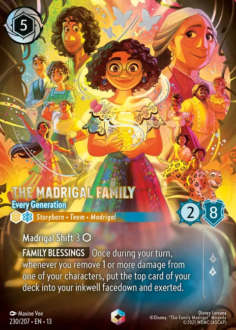 The Madrigal Family — Every Generation Disney Lorcana card