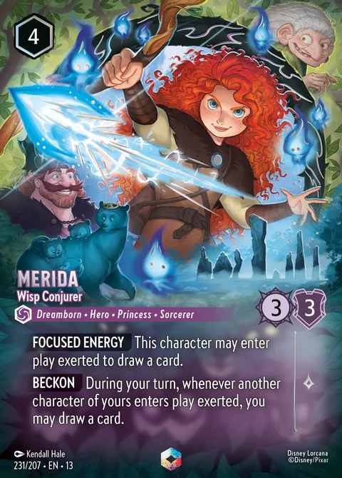Merida — Wisp Conjurer Disney Lorcana card