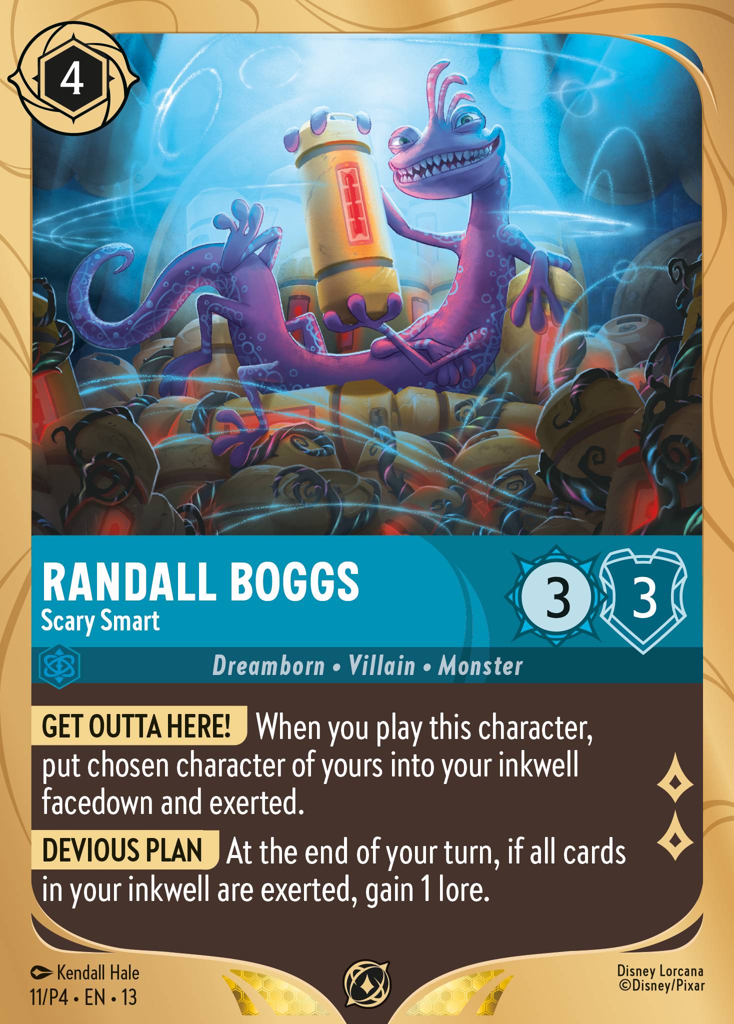 Randall Boggs — Scary Smart Disney Lorcana card