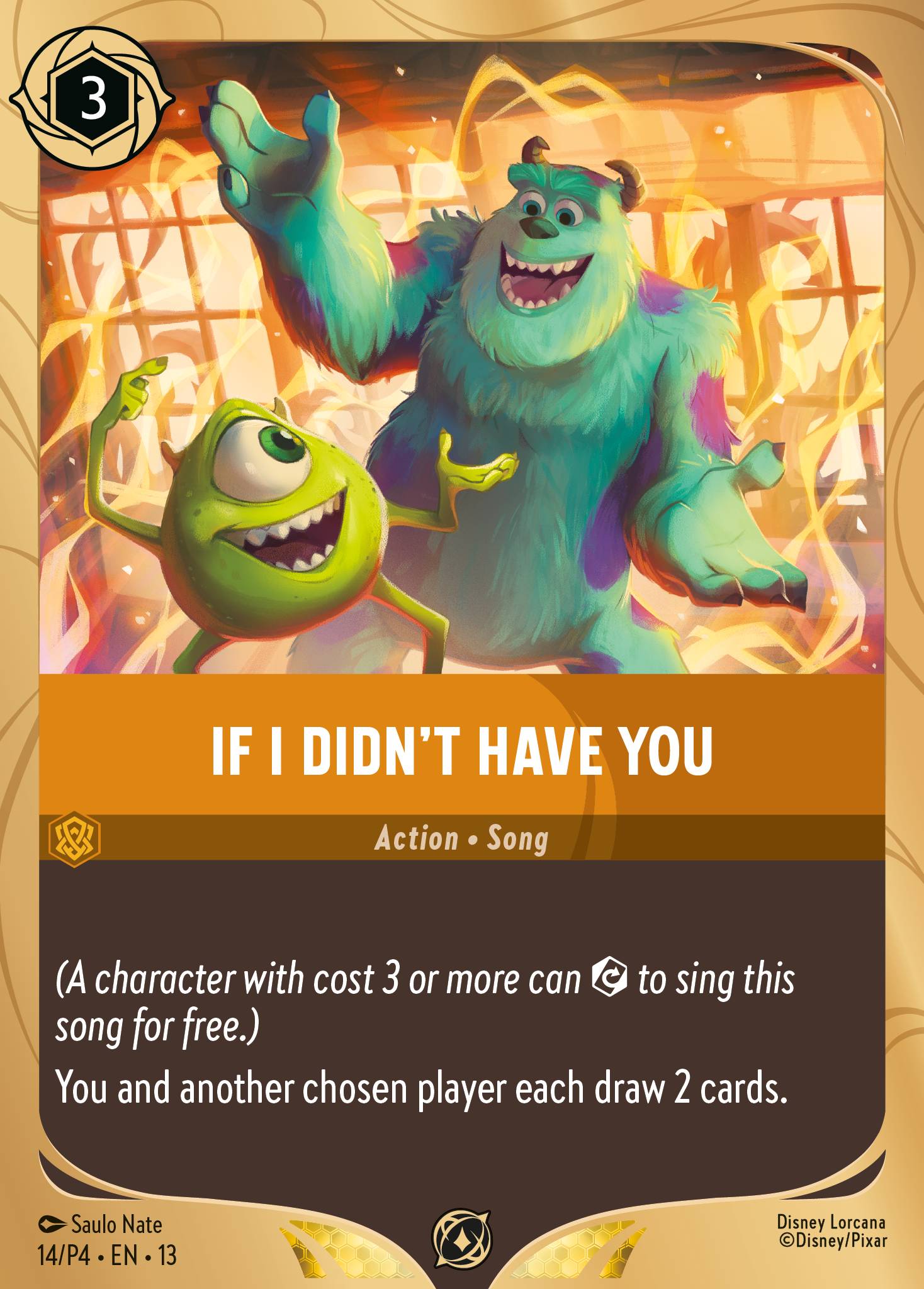 If I Didn't Have You Disney Lorcana card