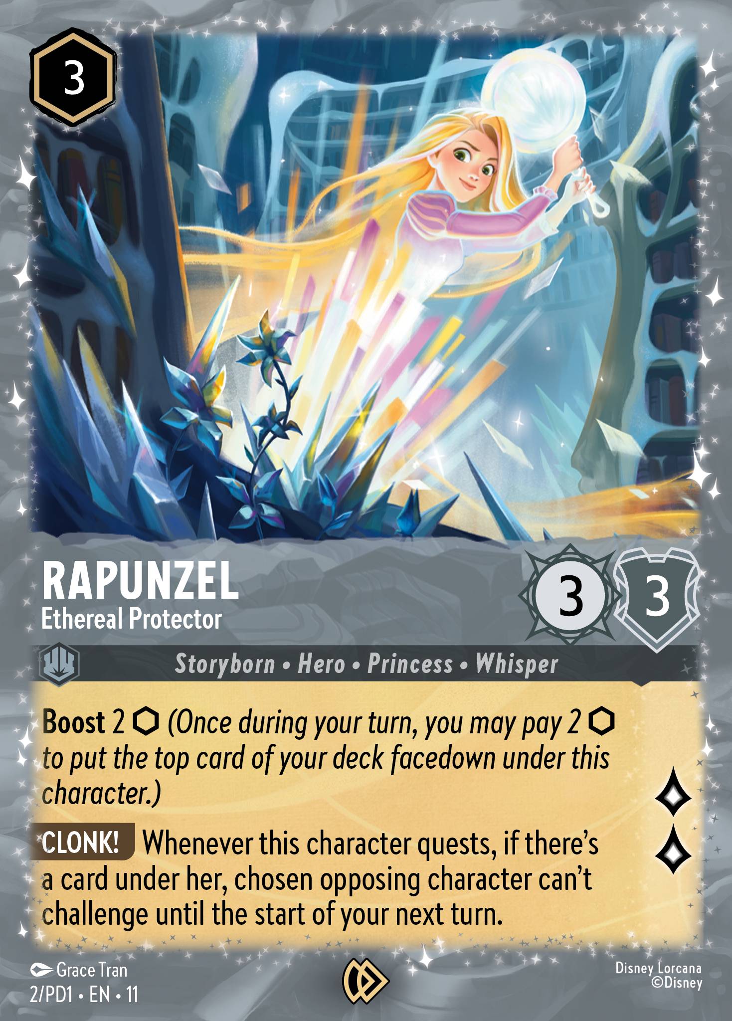 Rapunzel — Ethereal Protector Disney Lorcana card