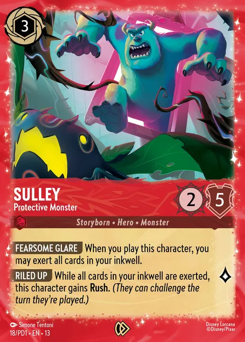 Sulley — Protective Monster Disney Lorcana card