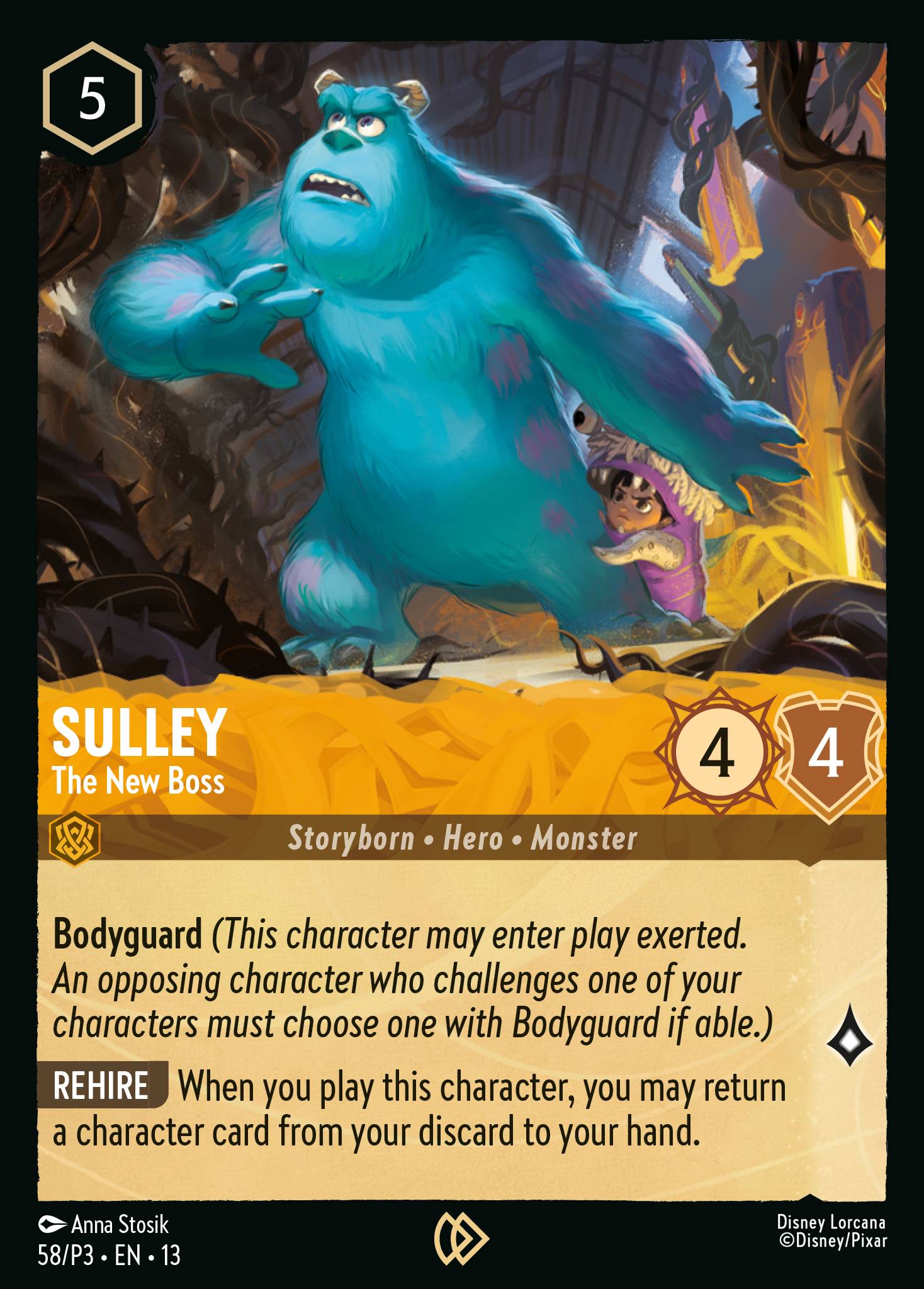 Sulley — The New Boss Disney Lorcana card