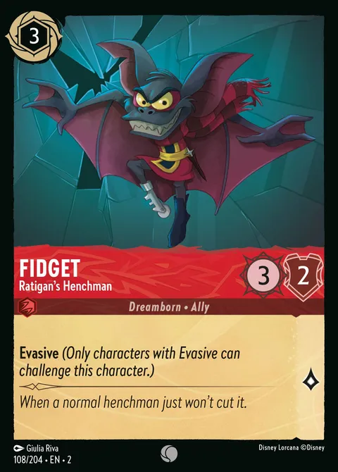 Fidget — Ratigan's Henchman Disney Lorcana card