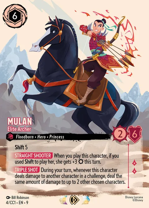 Mulan — Elite Archer Disney Lorcana card