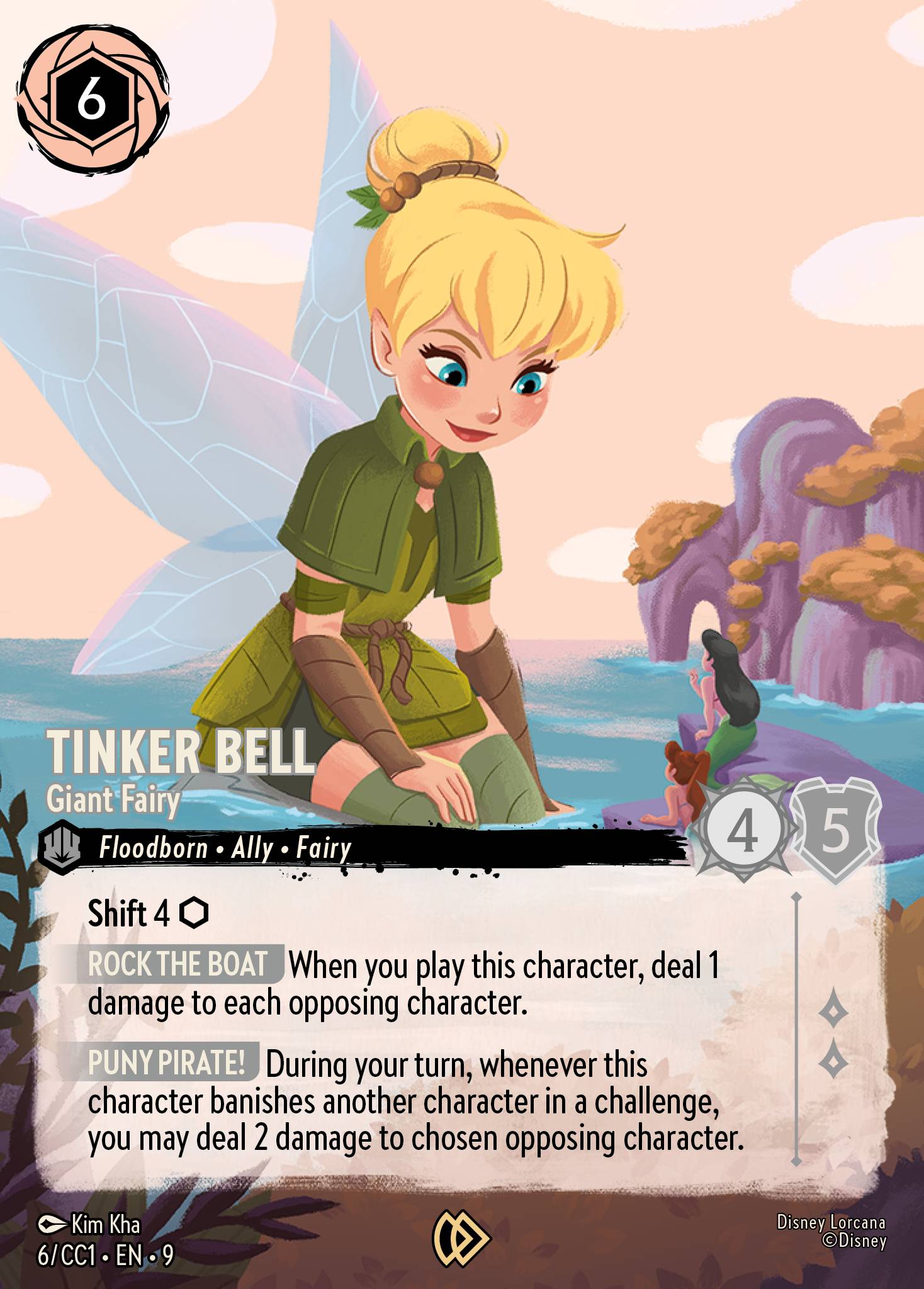 Tinker Bell — Giant Fairy Disney Lorcana card