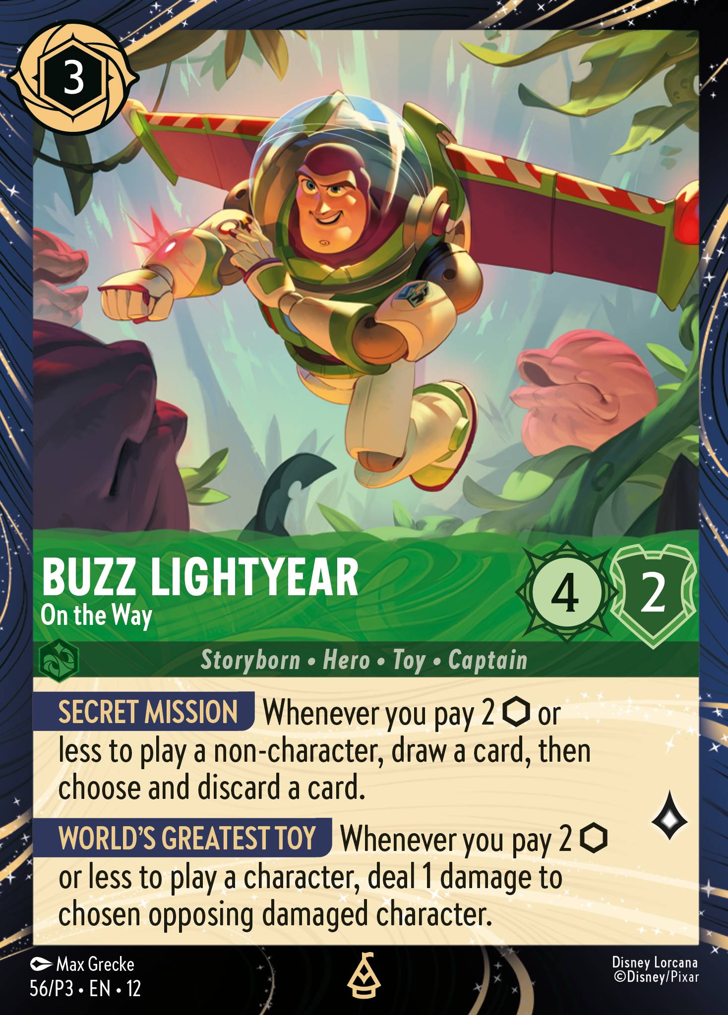 Buzz Lightyear — On the Way Disney Lorcana card