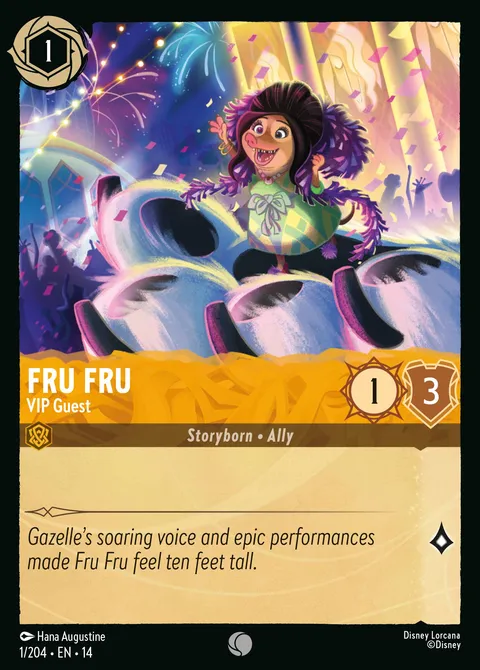 Fru Fru — VIP Guest Disney Lorcana card