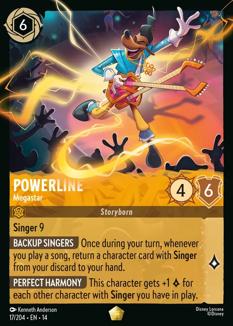 Powerline — Megastar Disney Lorcana card